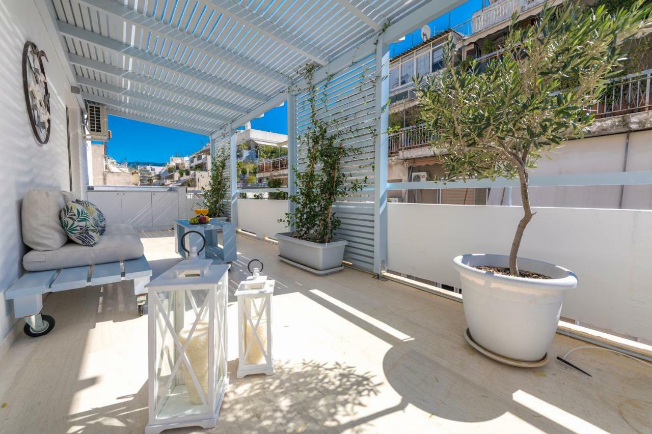 Appartamento Melidi Luxury Penthouse In Koukaki Atene Esterno foto
