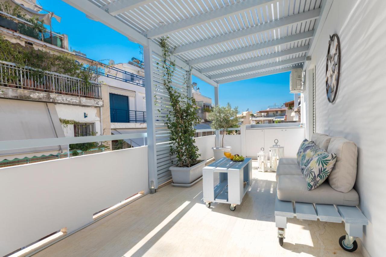 Appartamento Melidi Luxury Penthouse In Koukaki Atene Esterno foto